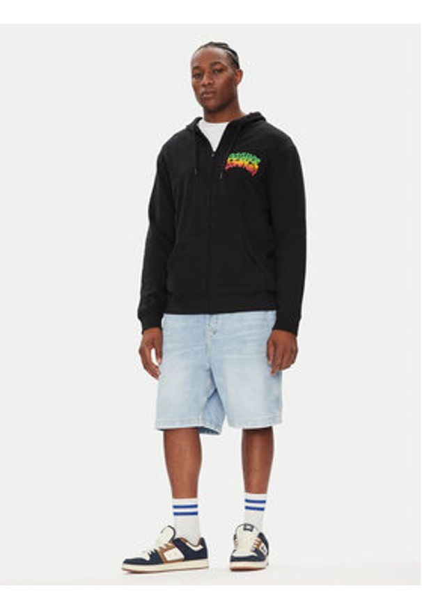 DC Shoes Bluza Hot Box Zh ADYSF03146 Czarny Standard Fit. Kolor: czarny. Materiał: bawełna