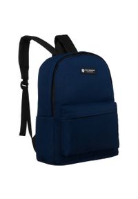 Plecak szkolny Peterson PTN 79904 granatowy. Kolor: niebieski. Materiał: poliester. Styl: sportowy, klasyczny, casual