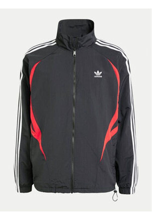 Adidas - adidas Bluza Archive IY2092 Czarny Regular Fit. Kolor: czarny. Materiał: syntetyk