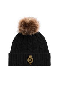 Lauren Ralph Lauren - LAUREN RALPH LAUREN Czapka 454P04455003 Czarny. Kolor: czarny. Materiał: materiał, poliester