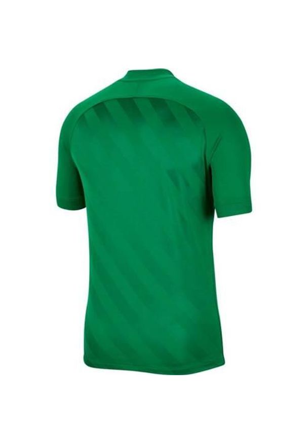 Koszulka piłkarska chłopięca Nike Dri Fit Challange 3 Y JR. Kolor: zielony. Długość rękawa: krótki rękaw. Technologia: Dri-Fit (Nike). Długość: krótkie. Sport: piłka nożna