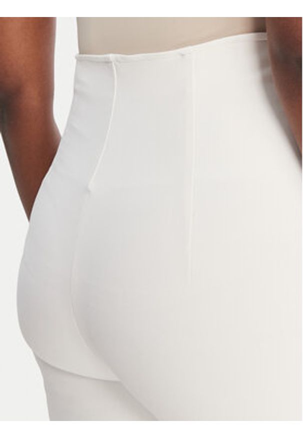 Elisabetta Franchi Spodnie materiałowe PA-158-61E2-V350 Biały Skinny Fit. Kolor: biały. Materiał: syntetyk