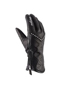 Viking - Rękawice narciarskie skórzane damskie Vikin Kira. Kolor: czarny. Materiał: skóra. Sezon: zima. Sport: narciarstwo #1