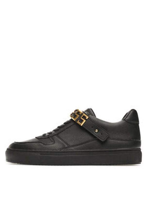 Guess Sneakersy Trani FM7TRA ELE12 Czarny. Kolor: czarny. Materiał: skóra