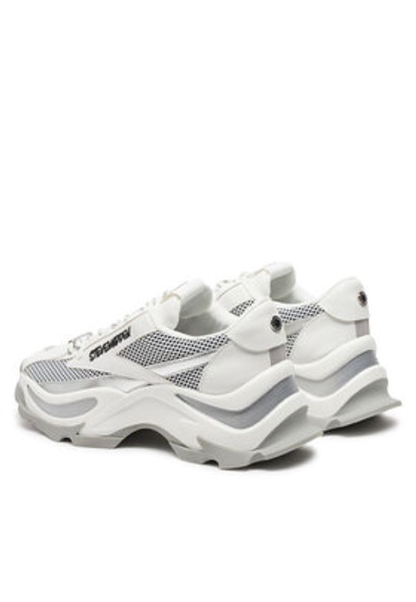 Steve Madden Sneakersy SM11002327 Biały. Kolor: biały. Materiał: skóra