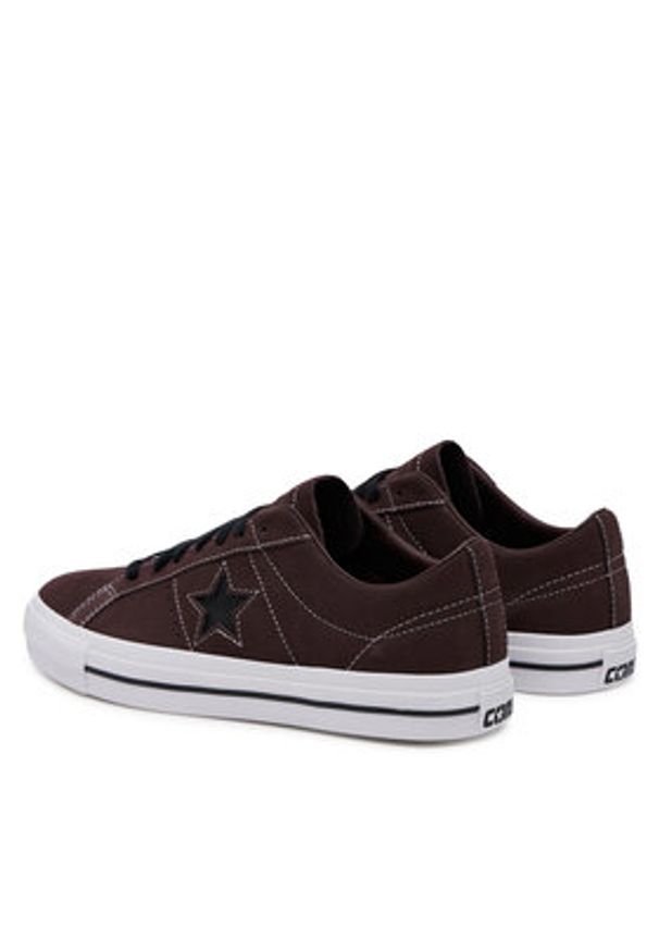 Converse Sneakersy Cons One Star Pro A10575C Brązowy. Kolor: brązowy. Materiał: zamsz, skóra