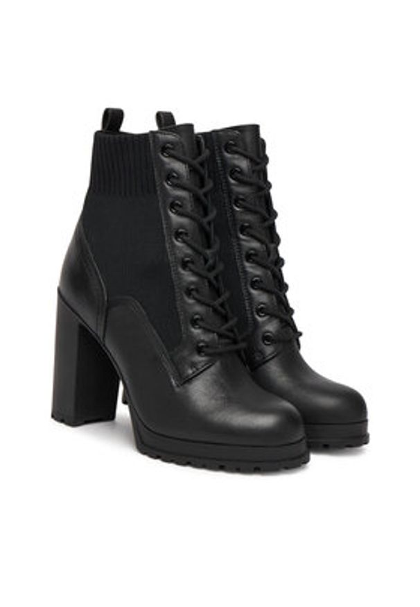Aldo Trzewiki Rebellious 13875053 Czarny. Kolor: czarny. Materiał: skóra