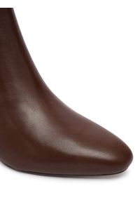Lauren Ralph Lauren - LAUREN RALPH LAUREN Botki Demi 802974503002 Brązowy. Kolor: brązowy. Materiał: skóra #5