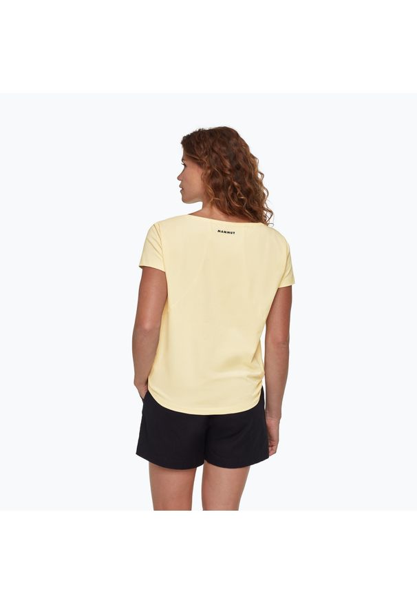 Koszulka damska Mammut Seon Playground. Kolor: beżowy. Sport: turystyka piesza