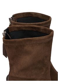 Vic Matié Botki 1F2664D HF20D020350 Brązowy. Kolor: brązowy. Materiał: zamsz, skóra #6