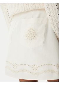 Tommy Jeans Spódnica mini DW0DW22297 Biały Regular Fit. Kolor: biały. Materiał: bawełna #5