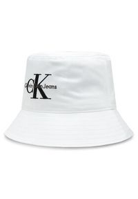 Calvin Klein Jeans Bucket K60K611029 Biały. Kolor: biały. Materiał: materiał, bawełna #4
