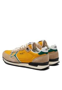 Pepe Jeans Sneakersy Brit Fun M PMS31046 Żółty. Kolor: żółty #5