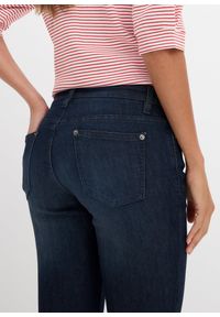 bonprix - Dżinsy o kroju bootcut, mid waist, ze stretchem. Kolor: niebieski #2