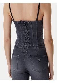 Guess Top W6RH80 D6921 Szary Slim Fit. Kolor: szary. Materiał: bawełna #3