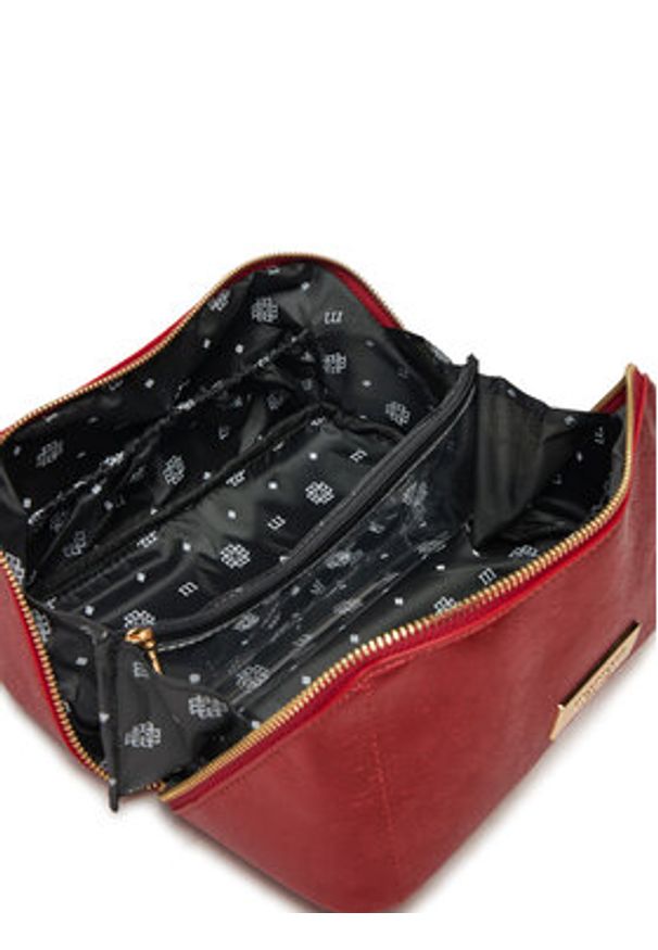 Monnari Kosmetyczka CSMIMP0-24Z-CSM0090-K005D000-R00 Czerwony. Kolor: czerwony. Materiał: skóra