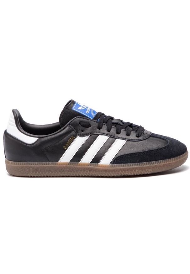 Adidas - adidas Sneakersy Samba Og B75807 Czarny. Kolor: czarny. Materiał: skóra