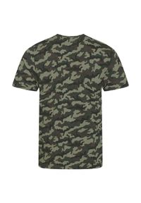 AWDIS - Koszulka Unisex Camo Dla Dorosłych. Kolor: zielony