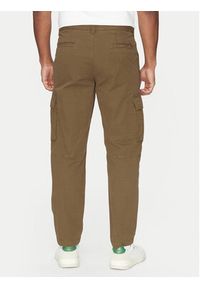 BOSS Spodnie materiałowe Sisla-8 50530599 Khaki Regular Fit. Kolor: brązowy. Materiał: bawełna #4