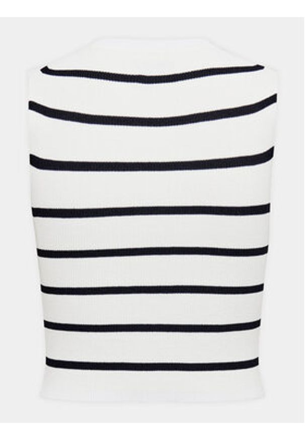 only - ONLY Top Majli 15255533 Écru Regular Fit. Materiał: wiskoza