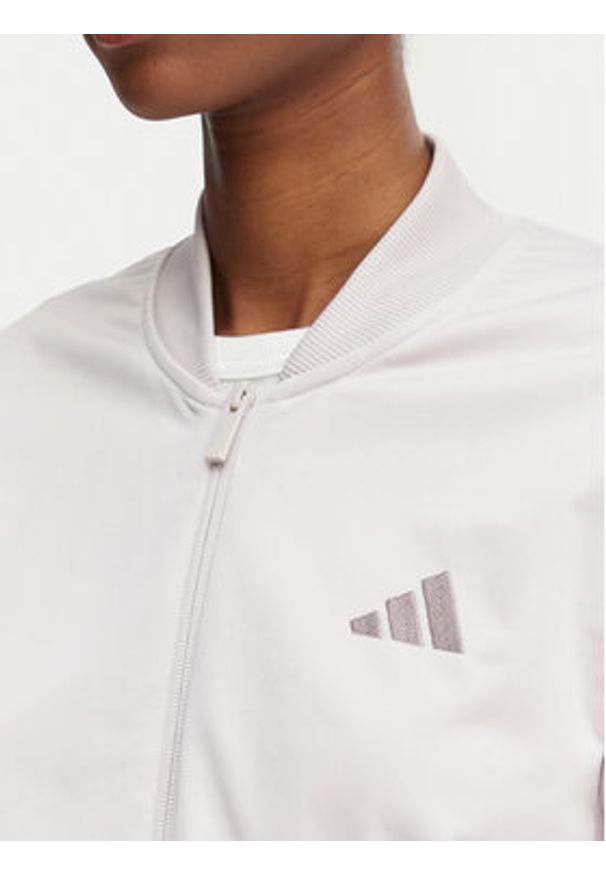Adidas - adidas Dres Essentials 3-Stripes KB8932 Fioletowy Regular Fit. Kolor: fioletowy. Materiał: syntetyk