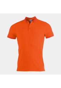 Koszulka polo do tenisa męska Joma Bali II. Typ kołnierza: polo. Kolor: pomarańczowy. Materiał: bawełna, poliester. Sport: tenis #1