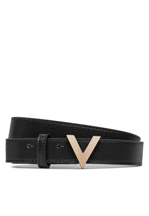 VALENTINO - Pasek Damski Valentino. Kolor: czarny