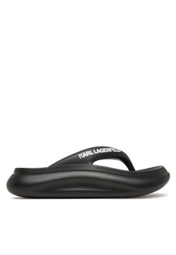 Karl Lagerfeld - KARL LAGERFELD Japonki Skoona II KL85025 Czarny. Kolor: czarny. Materiał: syntetyk