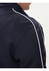 Lacoste Bluza SH1457 Granatowy Regular Fit. Kolor: niebieski. Materiał: bawełna
