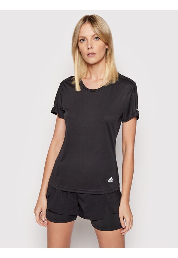 Adidas - adidas Koszulka techniczna Run It FL7802 Czarny Regular Fit. Kolor: czarny. Materiał: syntetyk. Sport: bieganie