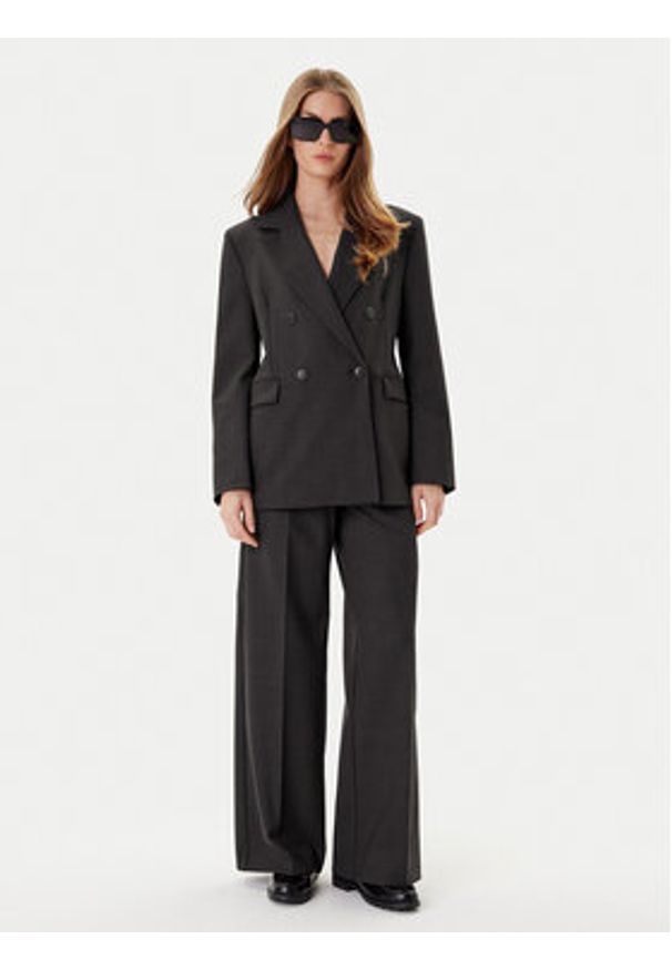 MAX&Co. Marynarka Samara 2526046012200 Brązowy Regular Fit. Kolor: brązowy. Materiał: syntetyk