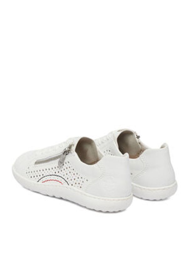 Rieker Sneakersy CEO-52824-80 Biały. Kolor: biały