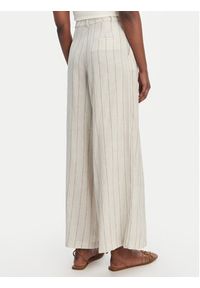 Eleh Spodnie materiałowe SS260272 Écru Relaxed Fit. Materiał: syntetyk #5