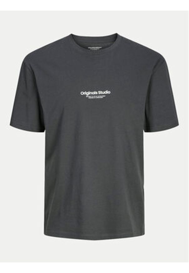 Jack & Jones - Jack&Jones T-Shirt Vesterbro 12240121 Szary Relaxed Fit. Kolor: szary. Materiał: bawełna