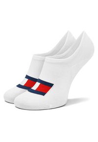 TOMMY HILFIGER - Tommy Hilfiger Skarpety stopki unisex 701228224 Biały. Kolor: biały. Materiał: bawełna #3
