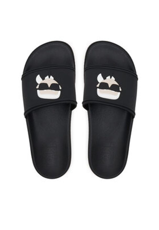Karl Lagerfeld - KARL LAGERFELD Klapki Kondo Tred KL70905 Czarny. Kolor: czarny