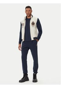 Aeronautica Militare Bluza 252FE2062UF00662 Beżowy Regular Fit. Kolor: beżowy. Materiał: bawełna