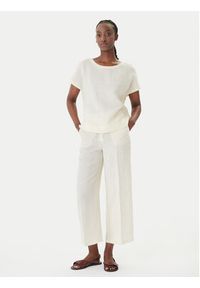 Marella Kuloty Clava 2615131182 Écru Regular Fit. Materiał: len #3