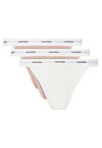 Calvin Klein Underwear Komplet 3 par stringów LV00QD5308 Różowy. Kolor: różowy. Materiał: bawełna