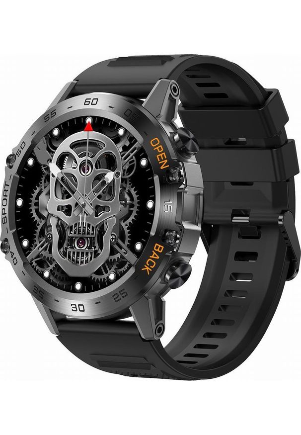 Smartwatch Gravity GT9 Czarny. Rodzaj zegarka: smartwatch. Kolor: czarny