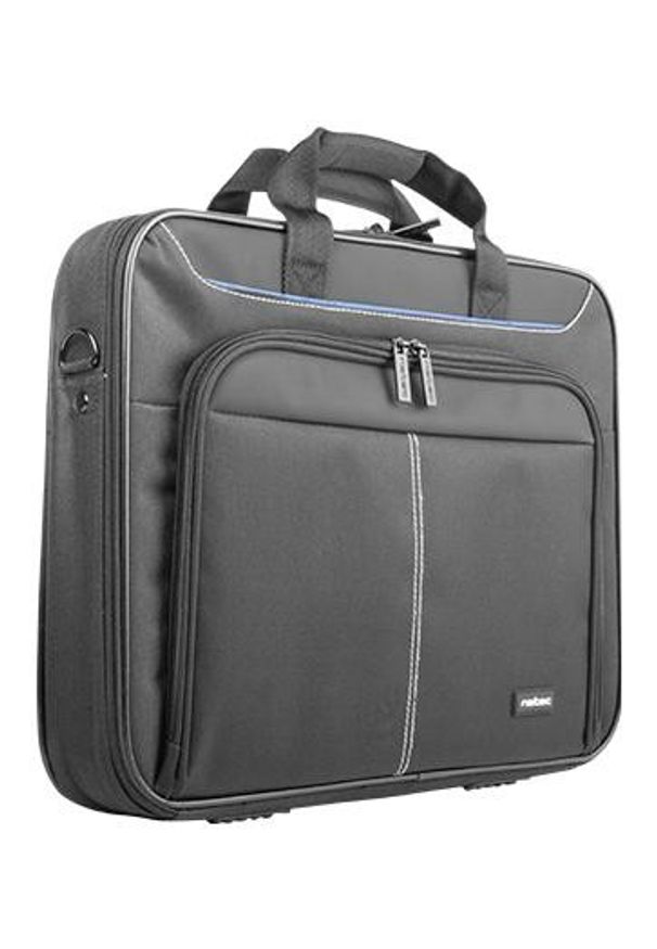 NATEC - Torba Natec Doberman 17.3'' czarny. Kolor: czarny. Materiał: materiał, guma. Styl: klasyczny