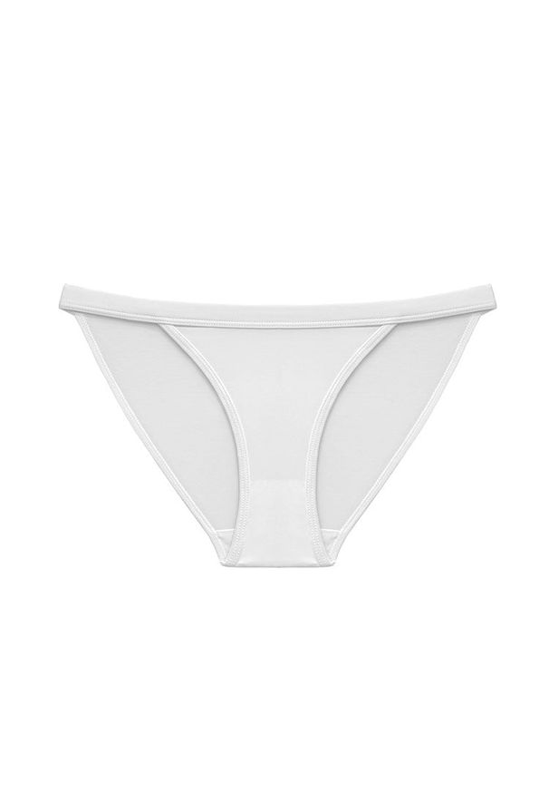 Intica - Tangi biodrówki elastyczne miękkie na co dzień Agafia. Stan: obniżony. Kolor: biały. Materiał: materiał