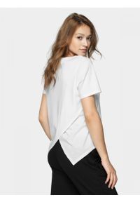 outhorn - T-shirt damski TSD615 - biały - Outhorn. Kolor: biały #5