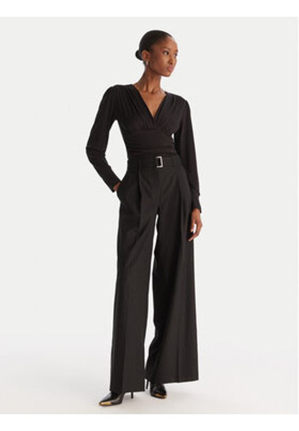 ACCESS FASHION Body 54-2018-324 Czarny Slim Fit. Kolor: czarny. Materiał: syntetyk
