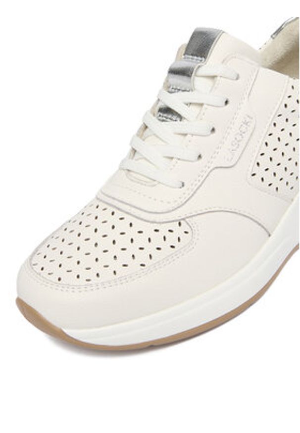 Lasocki Sneakersy CEO-HY2076-2 Biały. Kolor: biały. Materiał: skóra