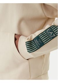 EA7 Emporio Armani Bluza 7M001508 AF12660 Beżowy Regular Fit. Kolor: beżowy. Materiał: syntetyk #4