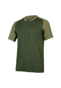 ENDURA - Koszulka rowerowa męska Endura GV500 Foyle Tech. Kolor: zielony. Sport: kolarstwo #1