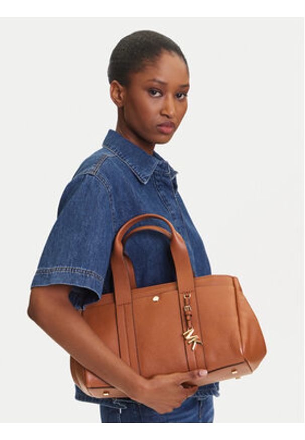MICHAEL Michael Kors Torebka Romee 30T5G1ZS1L Brązowy. Kolor: brązowy. Materiał: skórzane