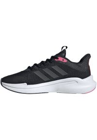 Adidas - Buty do biegania adidas AlphaEdge + W IF7287 czarne. Zapięcie: sznurówki. Kolor: czarny. Materiał: materiał, syntetyk, guma. Szerokość cholewki: normalna. Sport: fitness #3