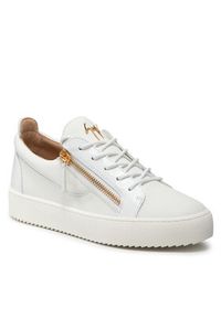 Giuseppe Zanotti Sneakersy RU00010 004 Biały. Kolor: biały. Materiał: skóra #5